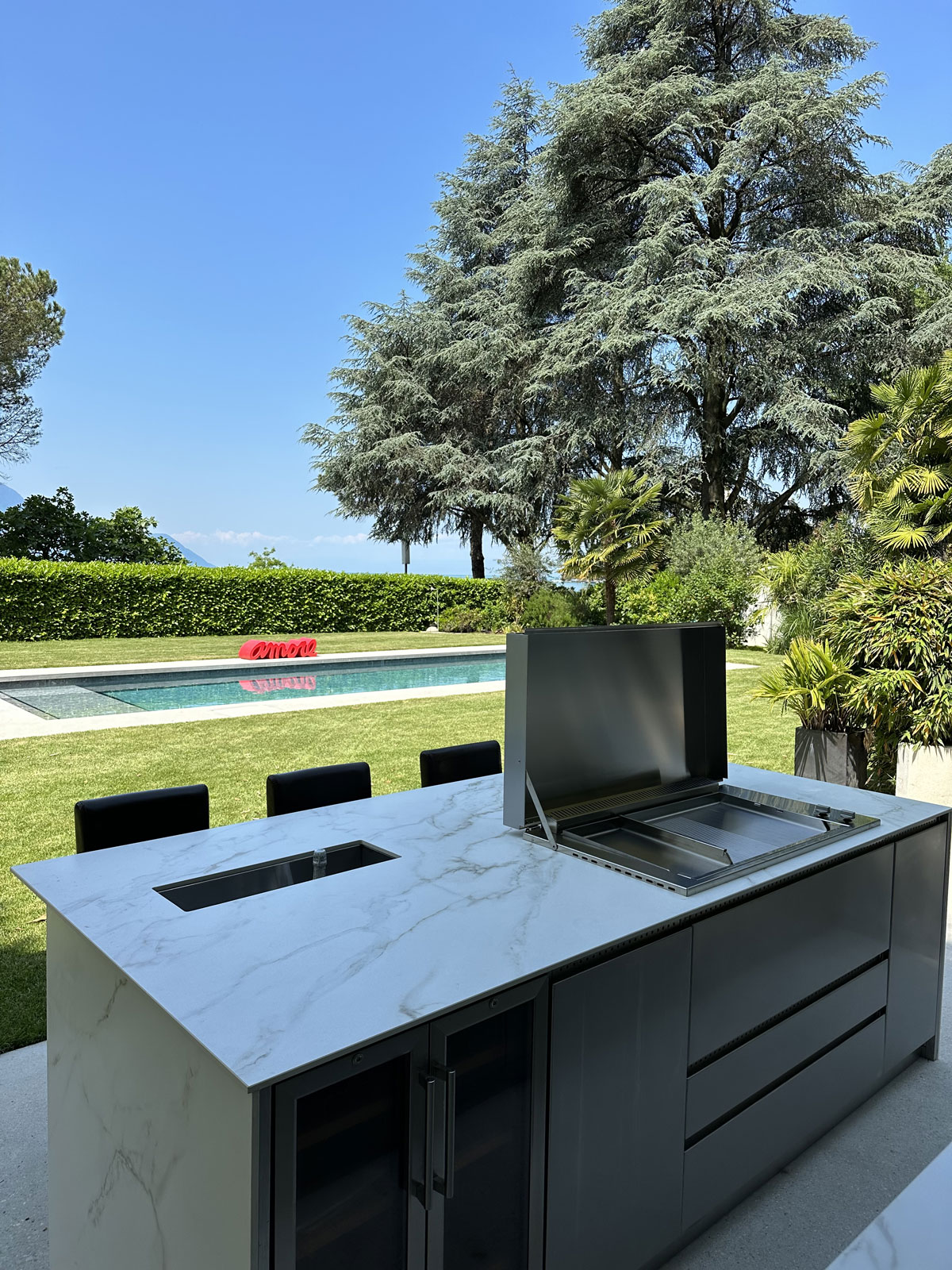 Cuisine d'extérieur en 3D